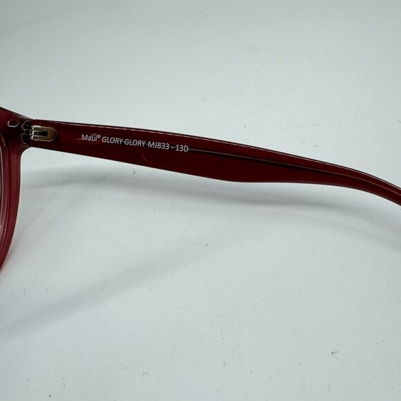 Maui‎ Jim MJ833-13D Glory Glory STG-SG Sunglasses Red Cat Eye 56-17-145 H11491 main image 7